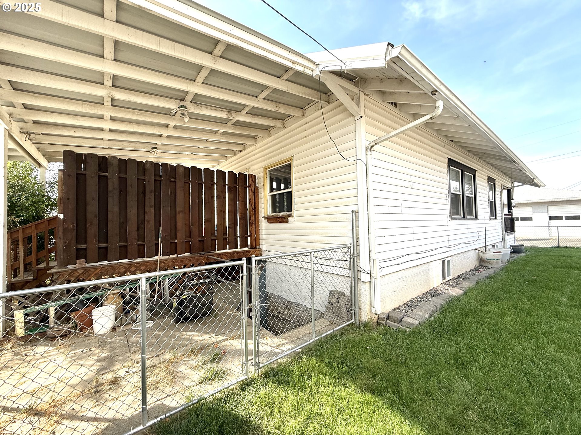 222 West Court Street Goldendale, WA 98620 - Photo 3 of 19 a view of backyard with cabin