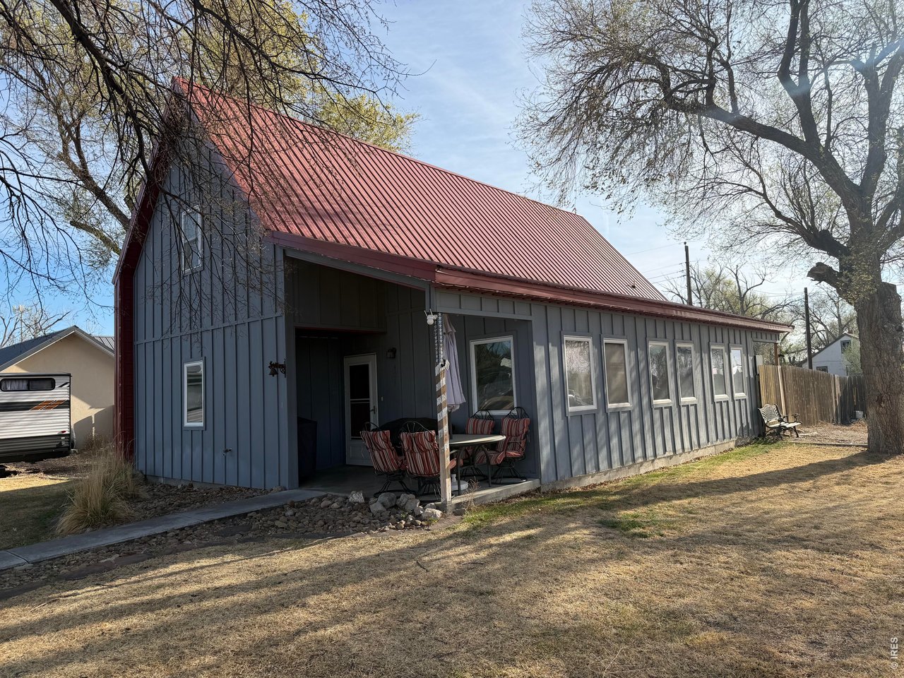 a front view of a house having yard