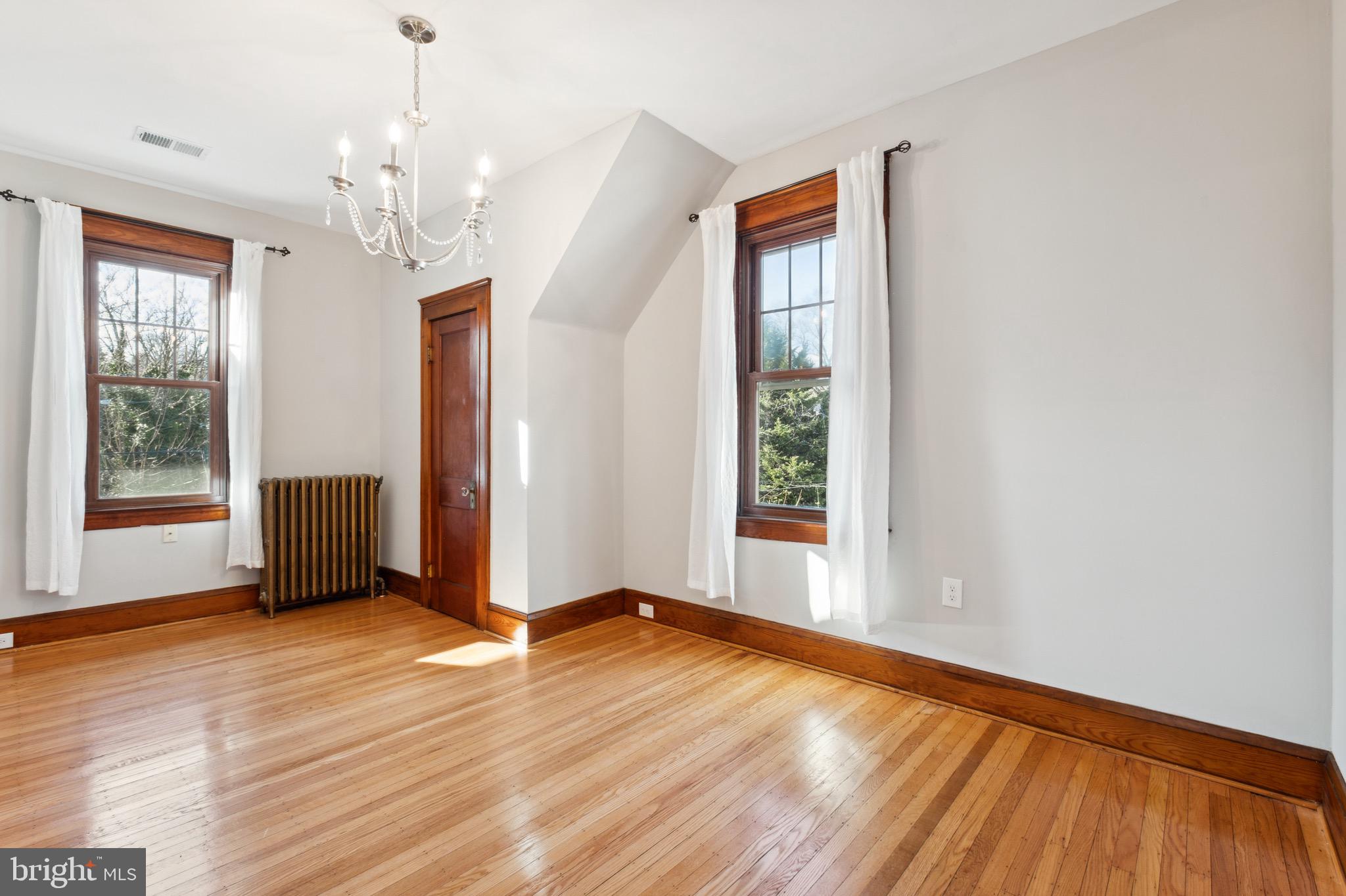 222 Mallow Hill Road Baltimore, MD 21229 - Photo 26 of 47 Bedroom Three w/ Hardwood Floors