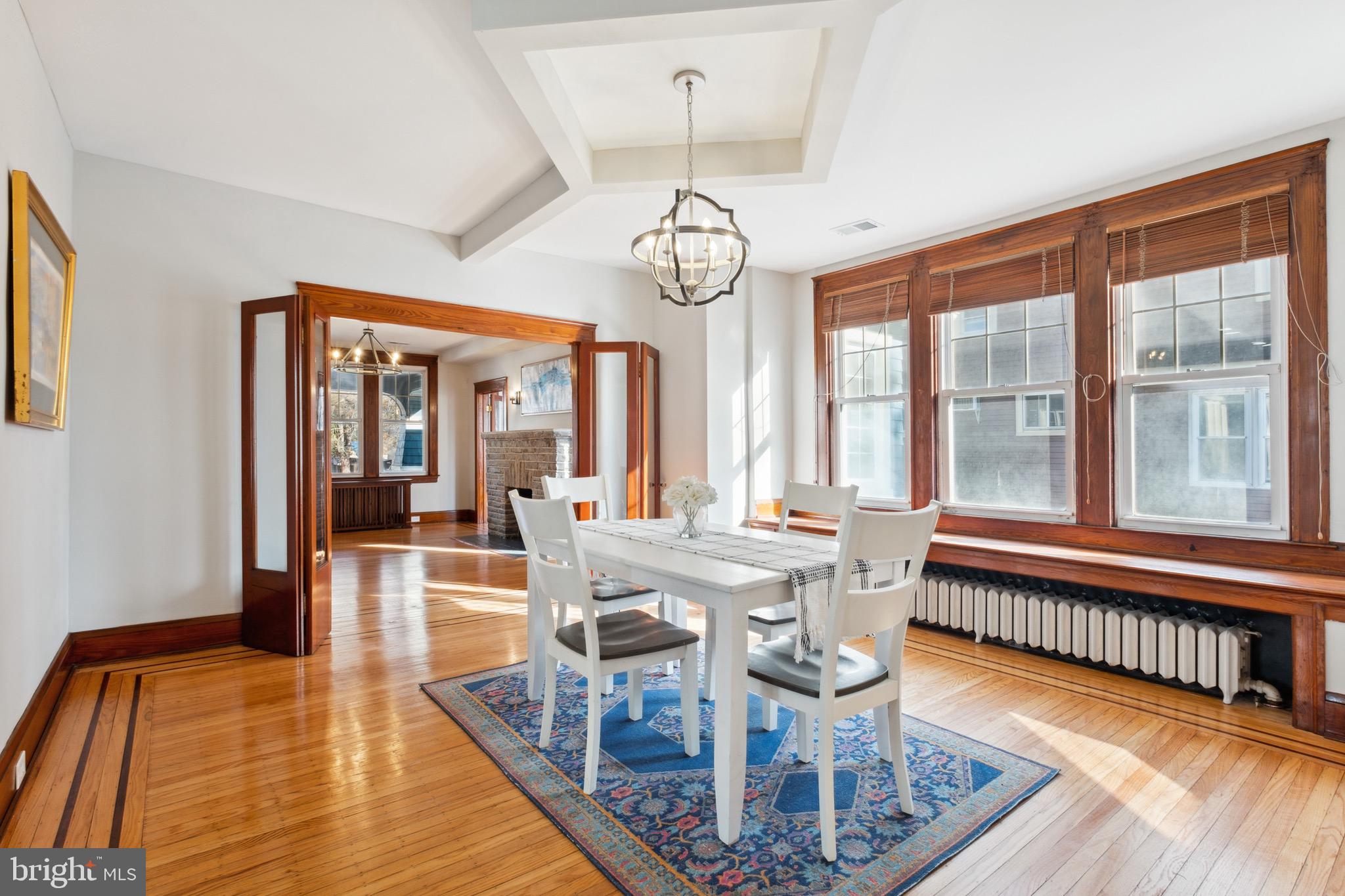 222 Mallow Hill Road Baltimore, MD 21229 - Photo 10 of 47 Formal Dining Room w/ French Doors