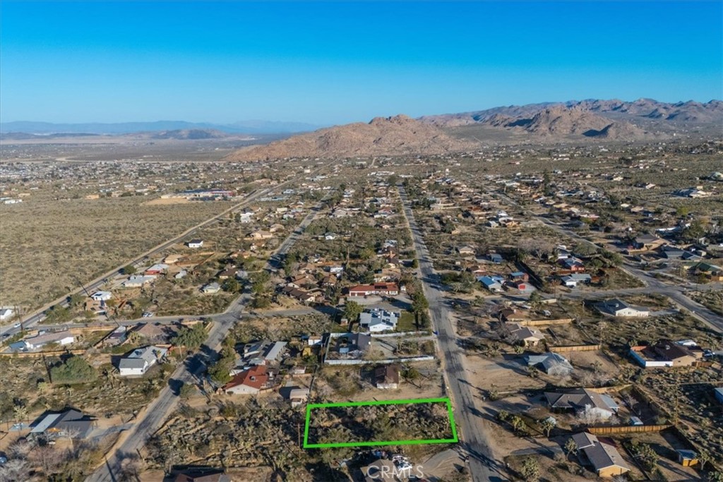 60432 Latham Trail Joshua Tree, CA 92252 - Photo 15 of 25 an aerial view of residential houses with outdoor space