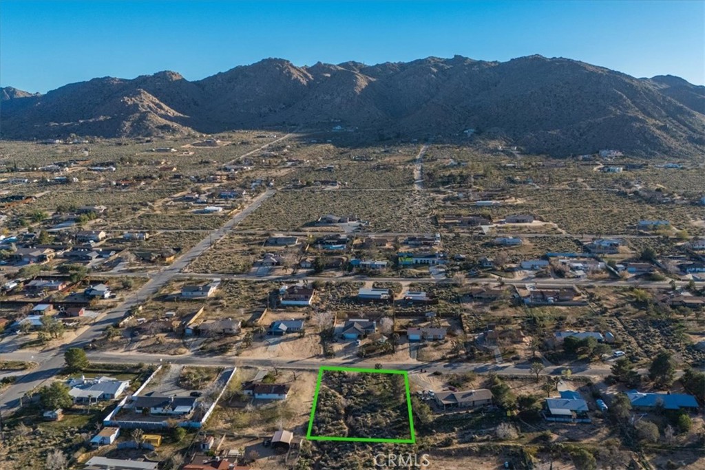 60432 Latham Trail Joshua Tree, CA 92252 - Photo 17 of 25 an aerial view of residential house and green space