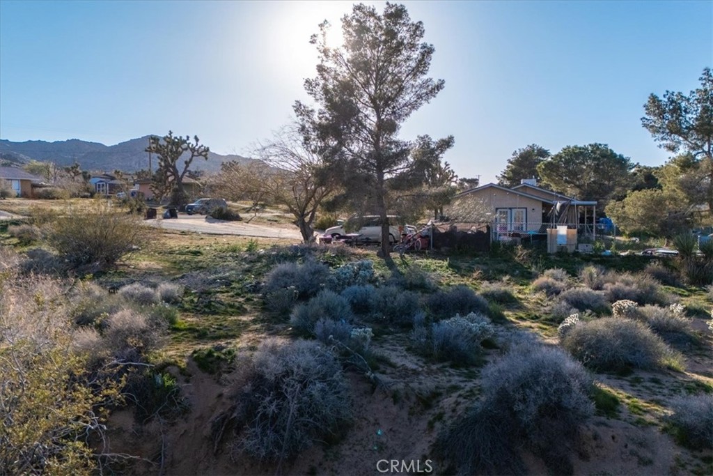60432 Latham Trail Joshua Tree, CA 92252 - Photo 2 of 25 a view of a town with mountains in the background