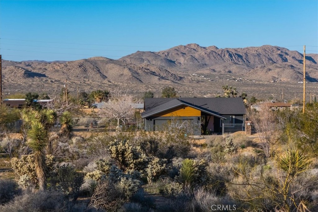 60432 Latham Trail Joshua Tree, CA 92252 - Photo 22 of 25 a view of a houses with a big yard