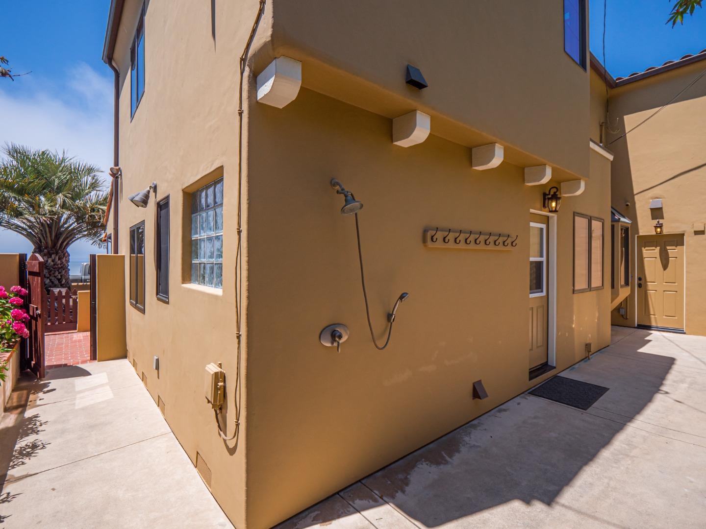 431 Beach Drive Aptos, CA 95003 - Photo 35 of 47 a view of a hallway with wooden walls