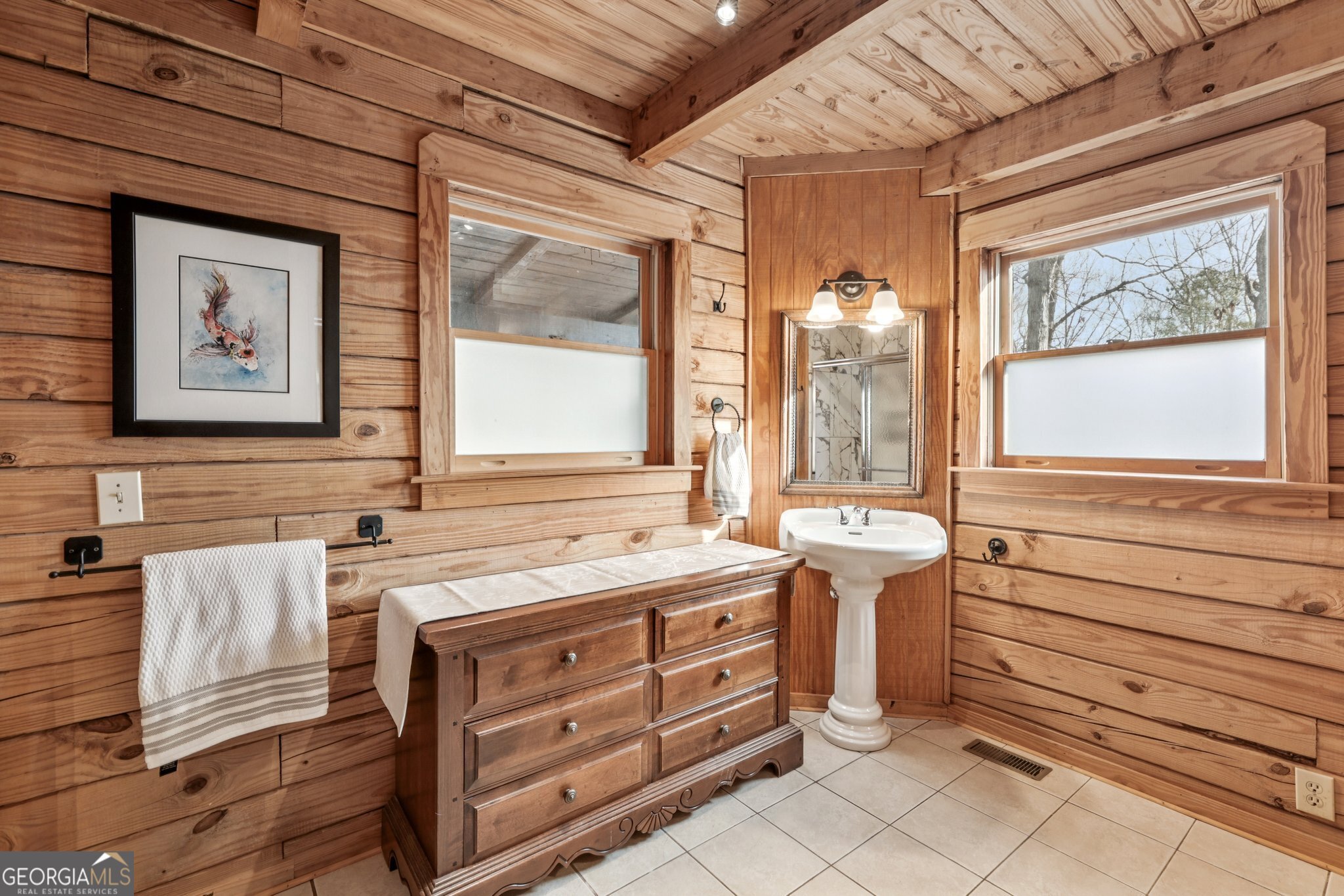 1015 Adams Road West Point, GA 31833 - Photo 89 of 108 a bathroom with a sink and a mirror