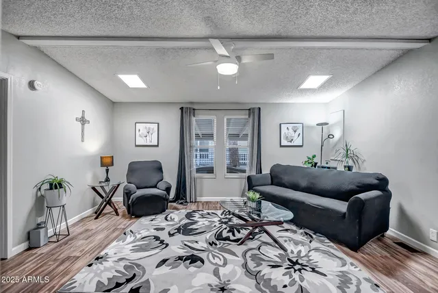 a bedroom with furniture and a couch