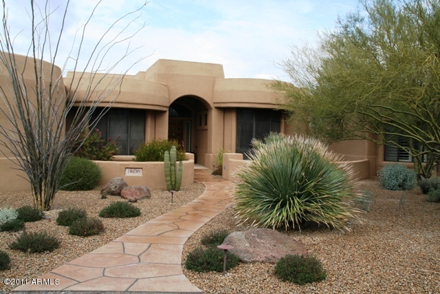 18630 East Vía Hermosa Rio Verde, AZ 85263 - Photo 2 of 24 Front Outside Entrance