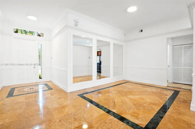 a view of an empty room