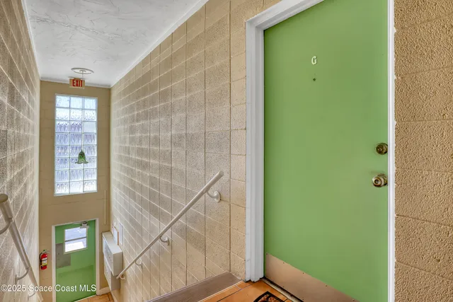 a view of front door