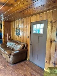 a view of storage and utility room