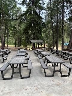 52358 Elder Road, Unit 52 Big Creek, CA 93605 - Photo 24 of 38 a view of a backyard with sitting area