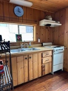 52358 Elder Road, Unit 52 Big Creek, CA 93605 - Photo 9 of 38 a kitchen with appliances cabinets and a window
