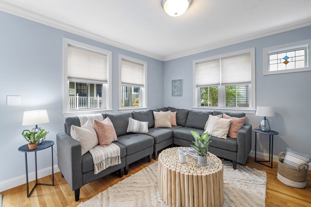 2 Reed St Court, Unit 2 Cambridge, MA 02140 - Photo 3 of 31 a living room with furniture and a potted plant
