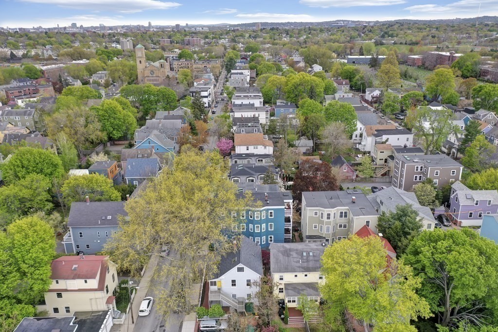 2 Reed St Court, Unit 2 Cambridge, MA 02140 - Photo 31 of 31 an aerial view of residential houses with outdoor space