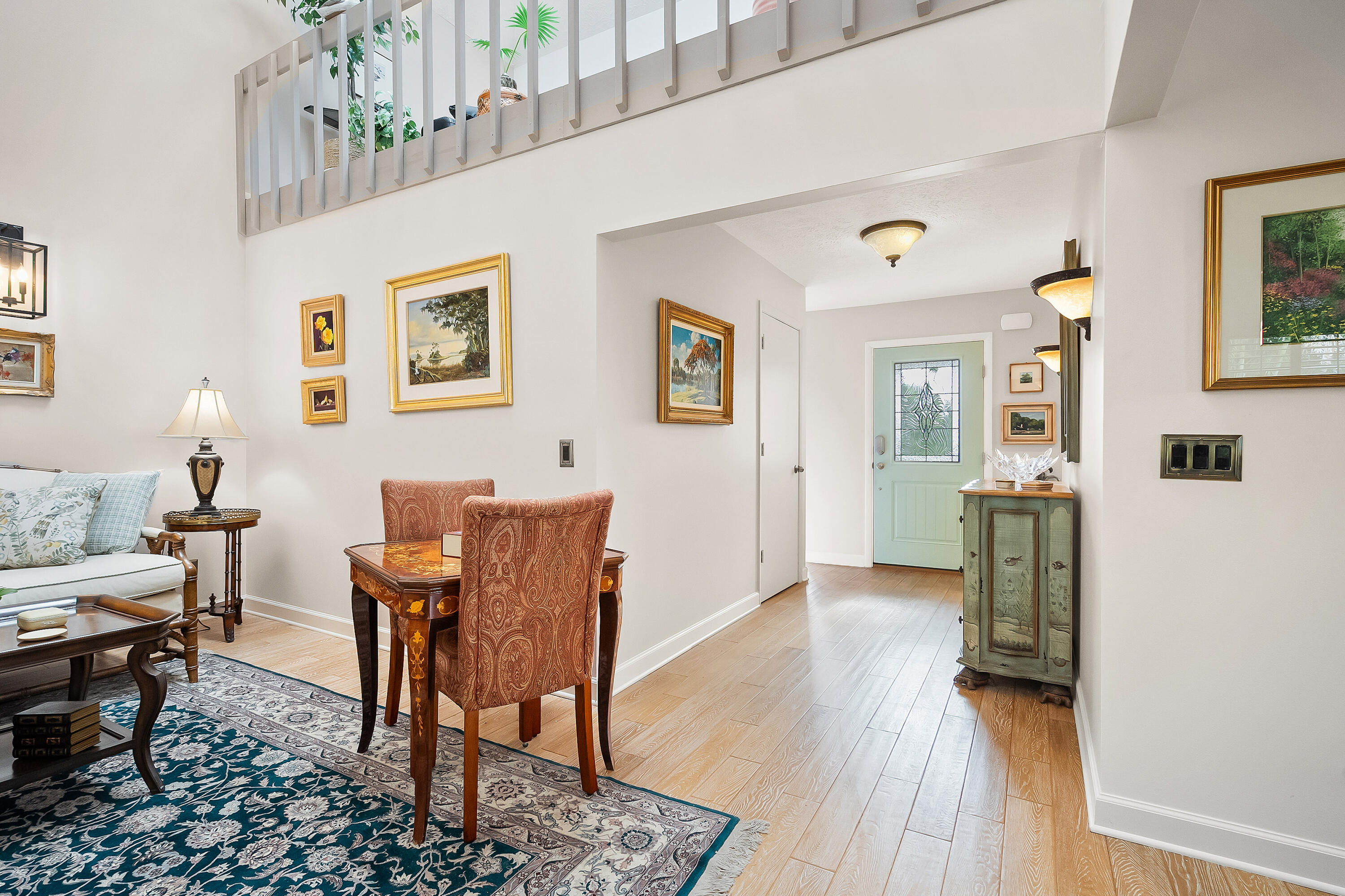 5105 Southeast Matousek Street Stuart, FL 34997 - Photo 9 of 48 a view of a livingroom with furniture and a workspace