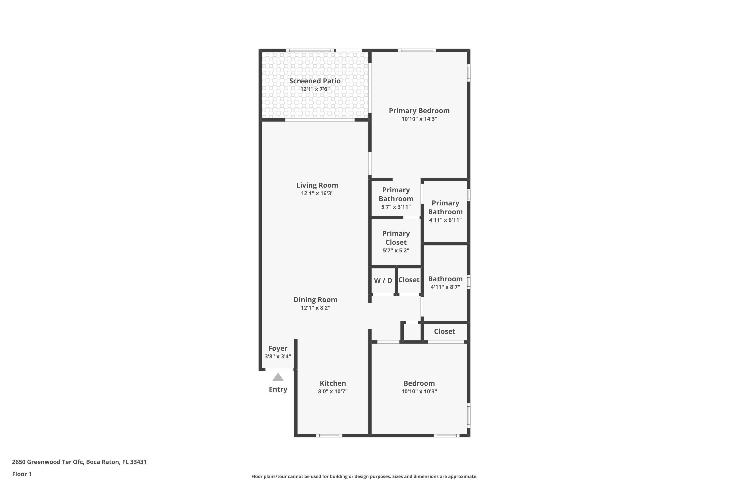 3149 Millwood Terrace, Unit 2210 Boca Raton, FL 33431 - Photo 13 of 26 Floor-1 2.jpg-SMALL