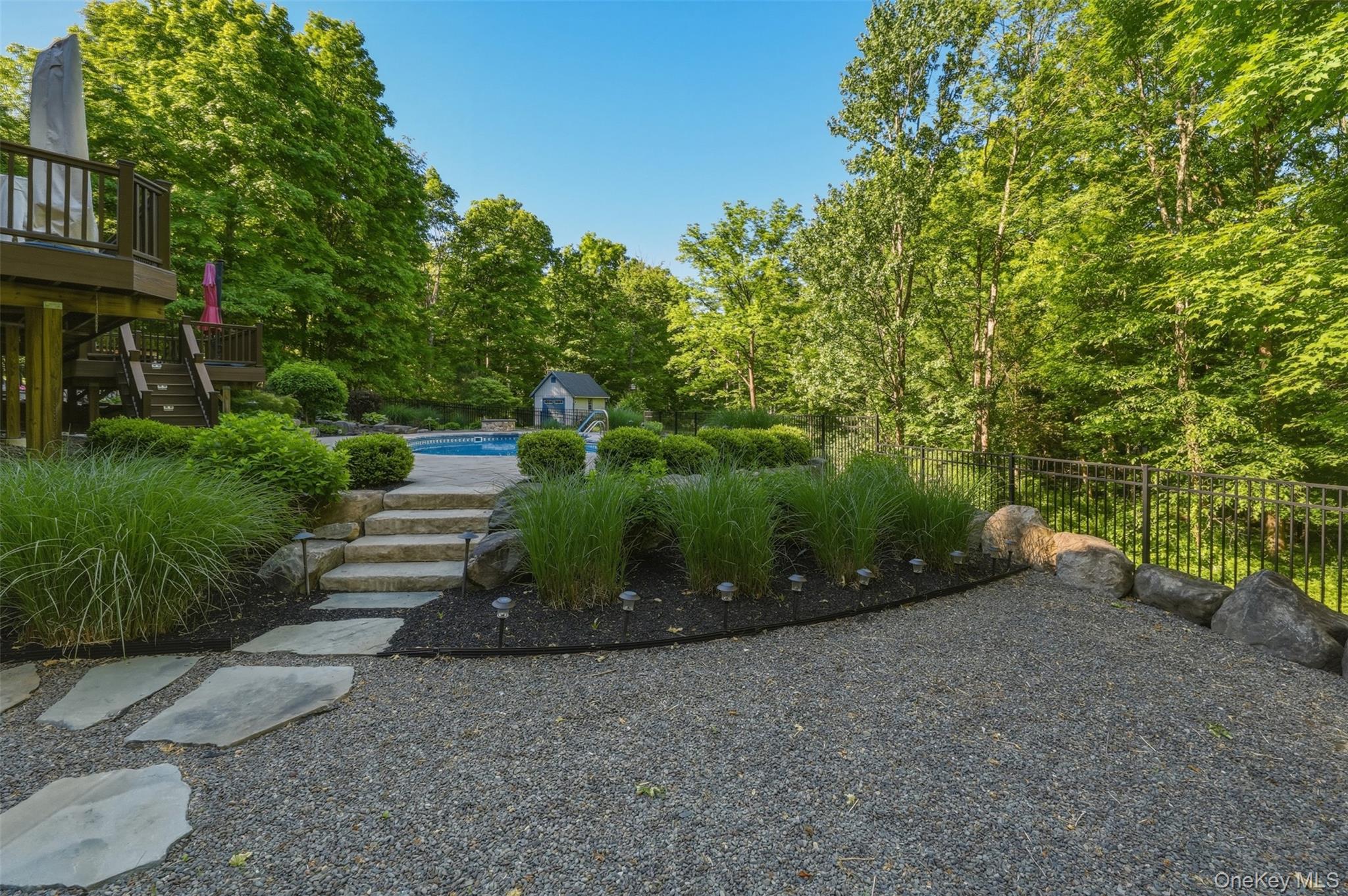 27 Hawleys Corners Road Highland, NY 12528 - Photo 10 of 48 Entry from driveway to pool area