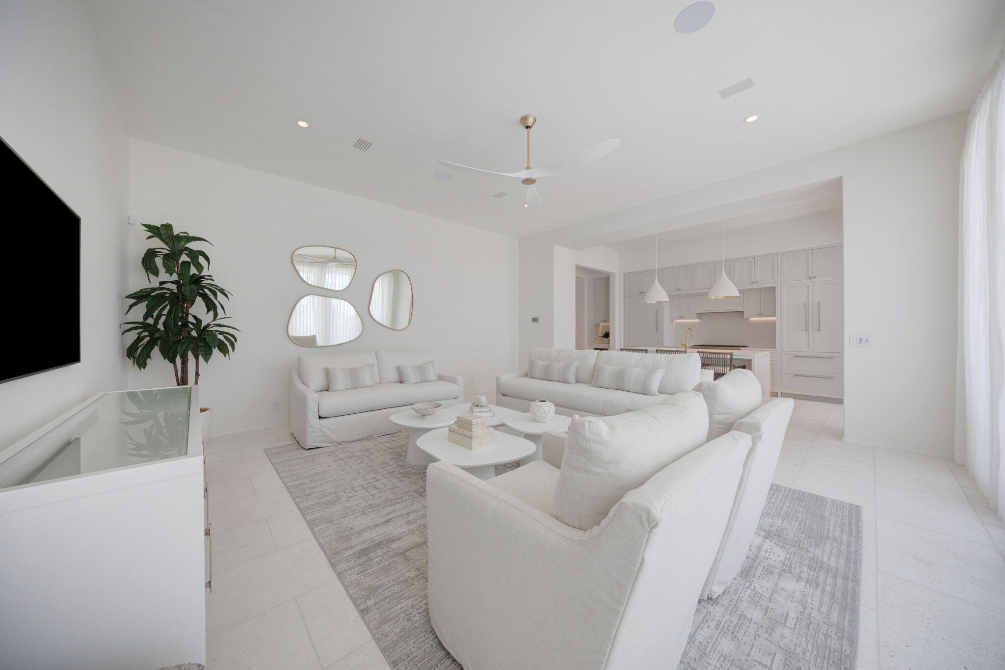 19 Astra Way Inlet Beach, Unit M12 Inlet Beach, FL 32461 - Photo 14 of 81 a living room with furniture potted plant and a large mirror