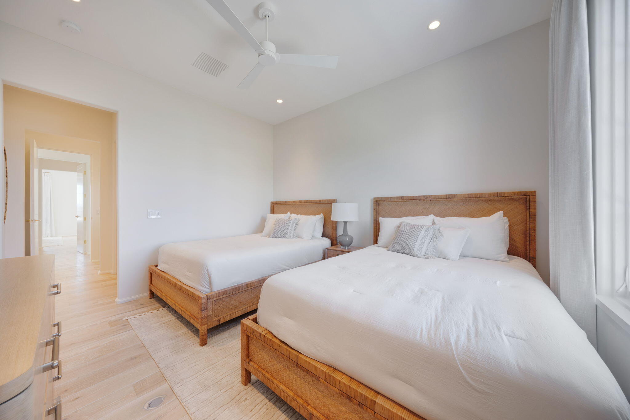 19 Astra Way Inlet Beach, Unit M12 Inlet Beach, FL 32461 - Photo 43 of 81 a bedroom with two beds and painting on the wall