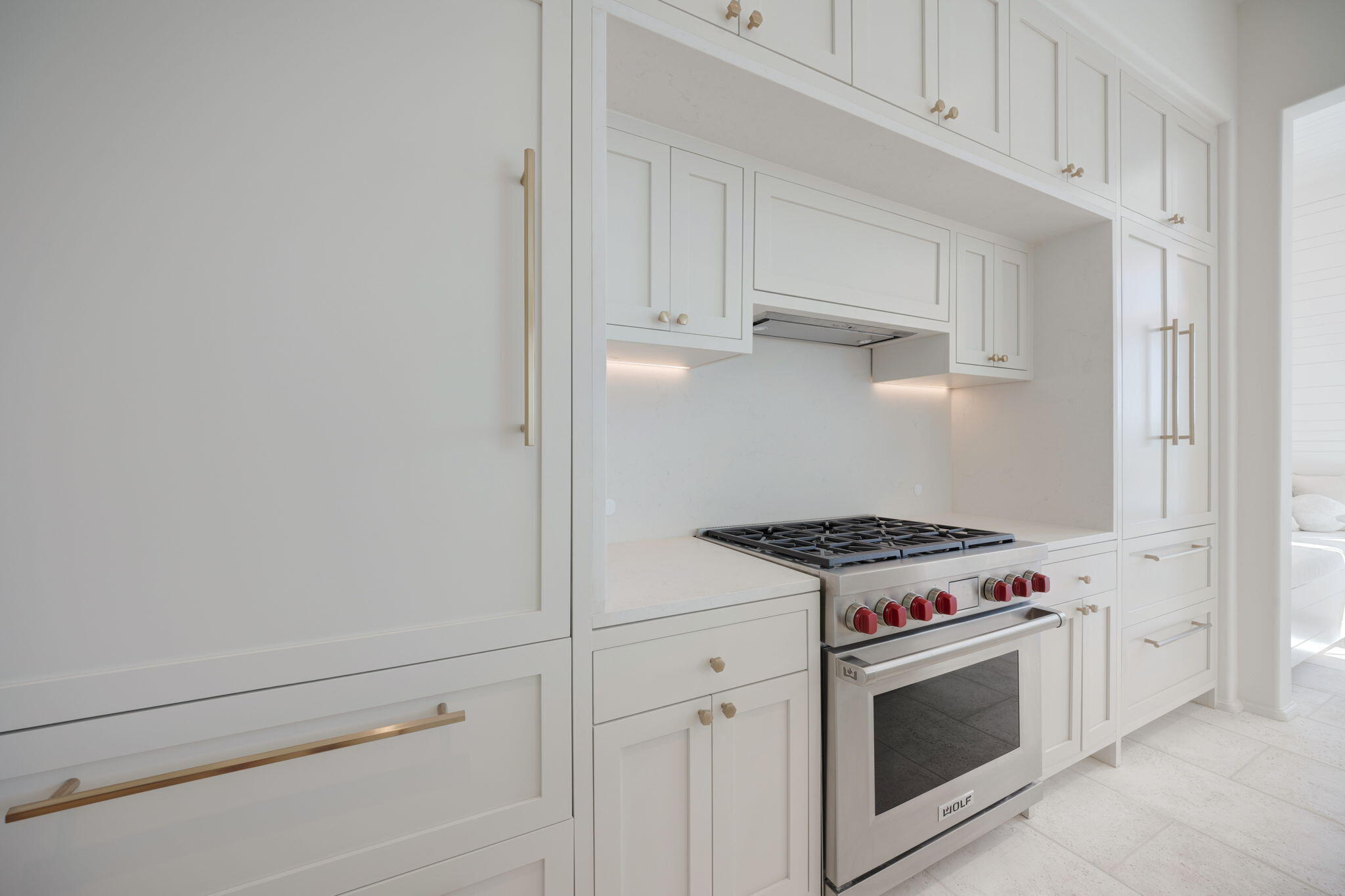 19 Astra Way Inlet Beach, Unit M12 Inlet Beach, FL 32461 - Photo 10 of 81 a kitchen with white cabinets and white appliances