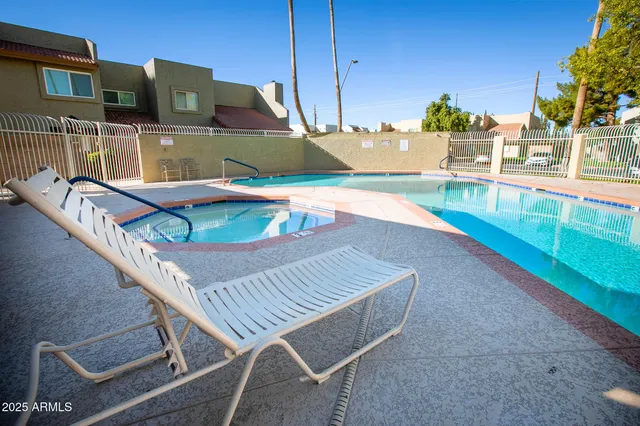 a view of a parked cars in front of building