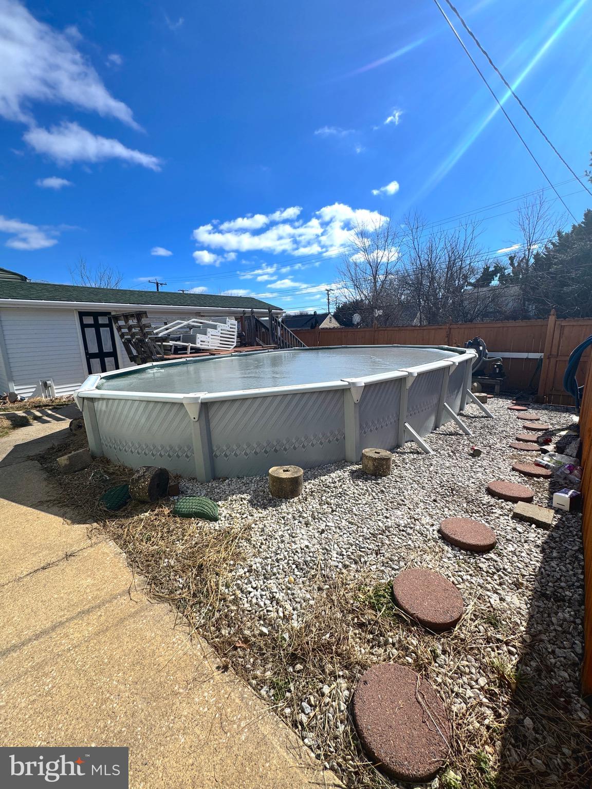 310 Pinewood Road Baltimore, MD 21222 - Photo 6 of 25 a view of patio with swimming pool