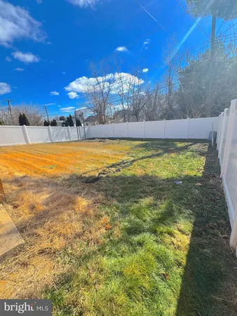 a view of an outdoor space and swimming pool