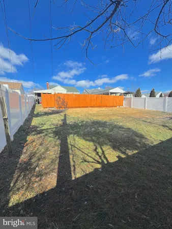 a view of an outdoor space and a yard