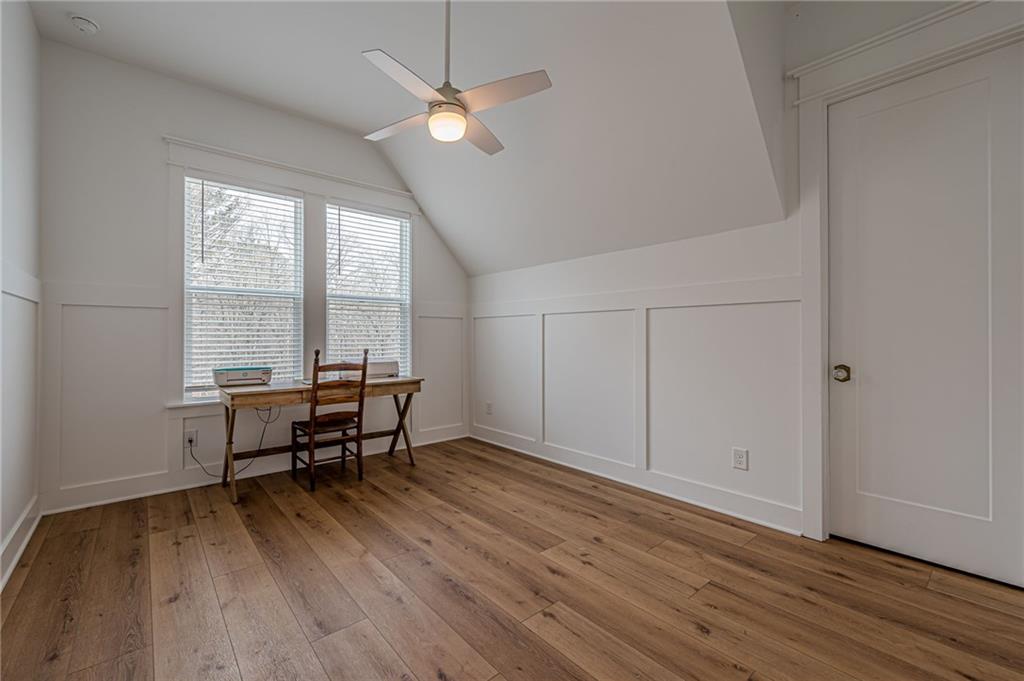 312 Ball Field Road Waleska, GA 30183 - Photo 41 of 73 an empty room with wooden floor and windows