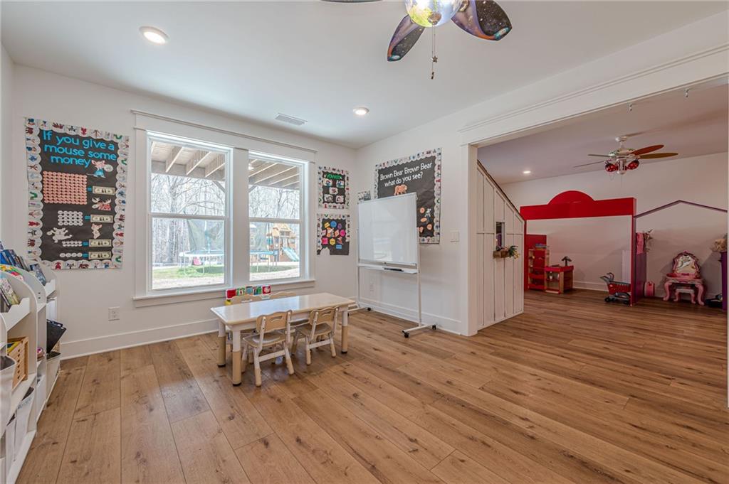 312 Ball Field Road Waleska, GA 30183 - Photo 48 of 73 a living room with furniture and a wooden floor