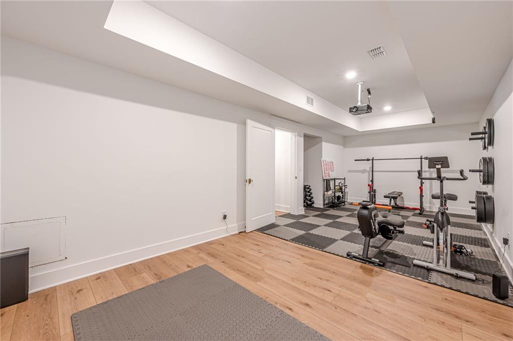 312 Ball Field Road Waleska, GA 30183 - Photo 52 of 73 a view of a room with gym equipment