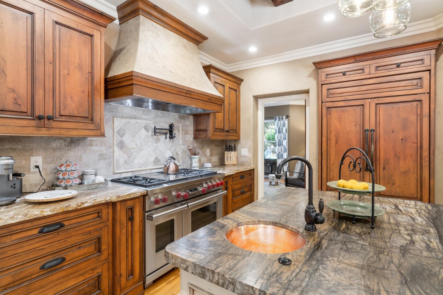 2395 Ric Drive Gilroy, CA 95020 - Photo 33 of 100 a kitchen with stainless steel appliances granite countertop a stove and a sink