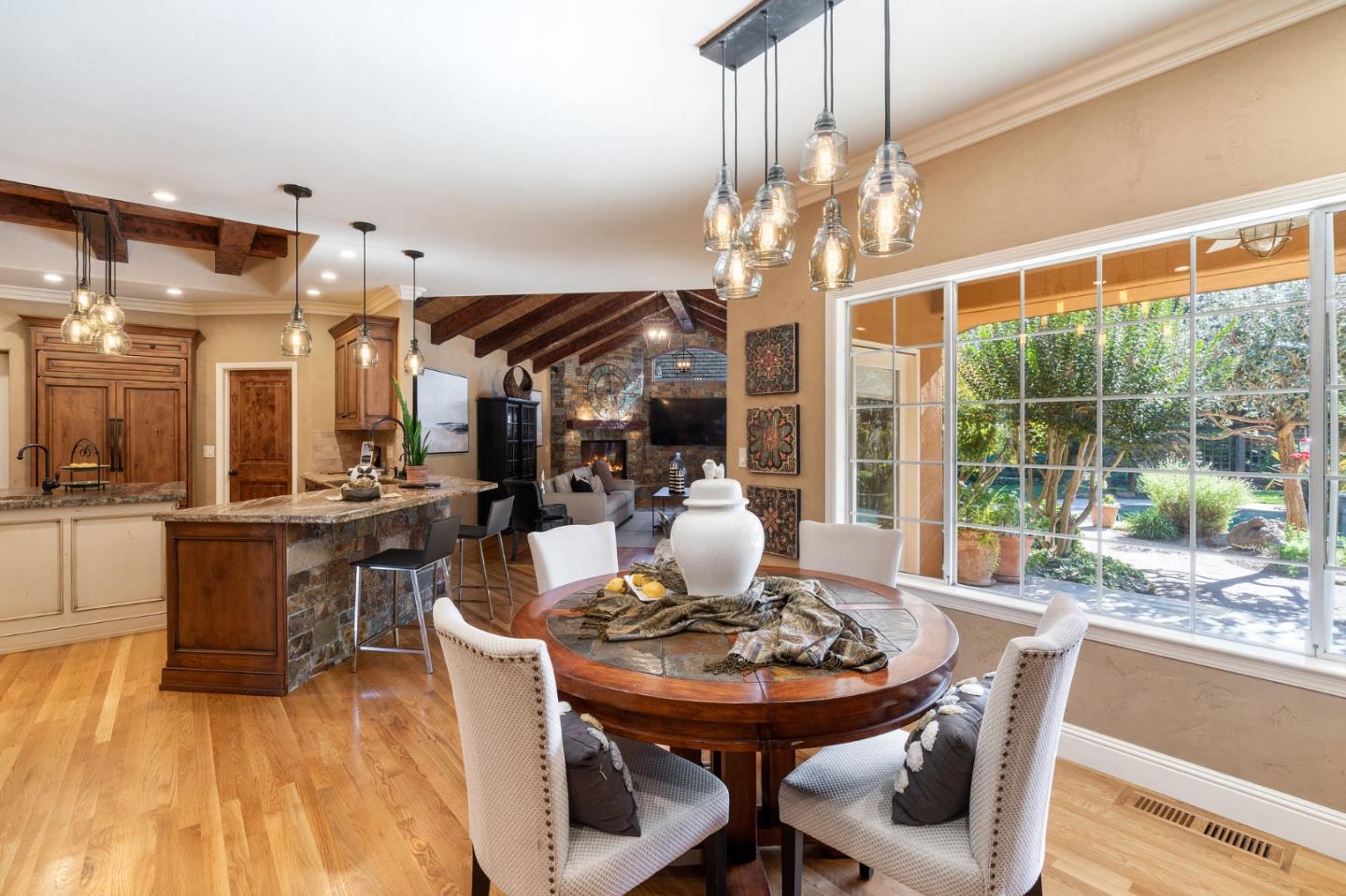 2395 Ric Drive Gilroy, CA 95020 - Photo 35 of 100 a view of a dining room with furniture window and outside view