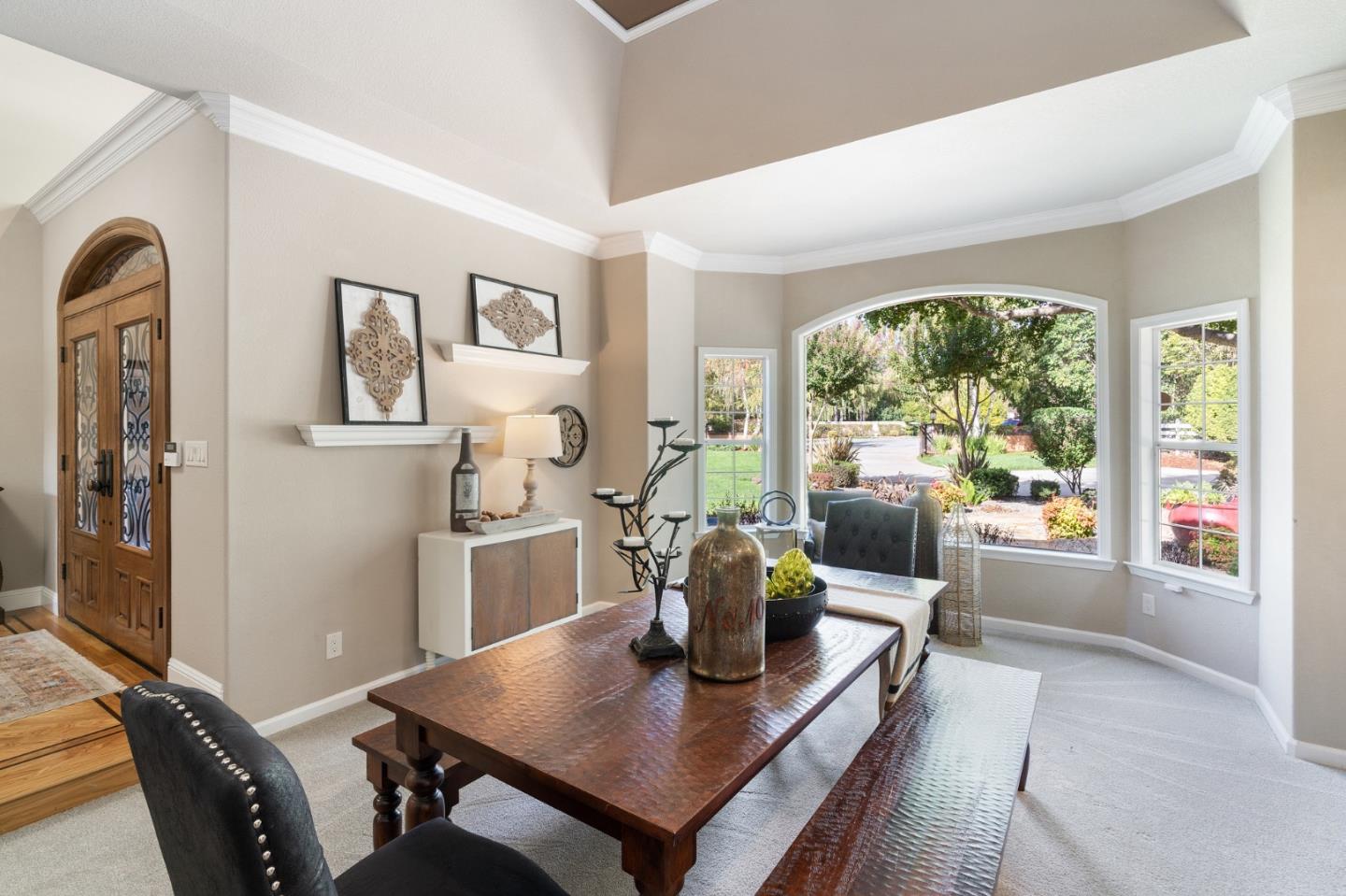 2395 Ric Drive Gilroy, CA 95020 - Photo 44 of 100 a view of a dining room with furniture window and outside view
