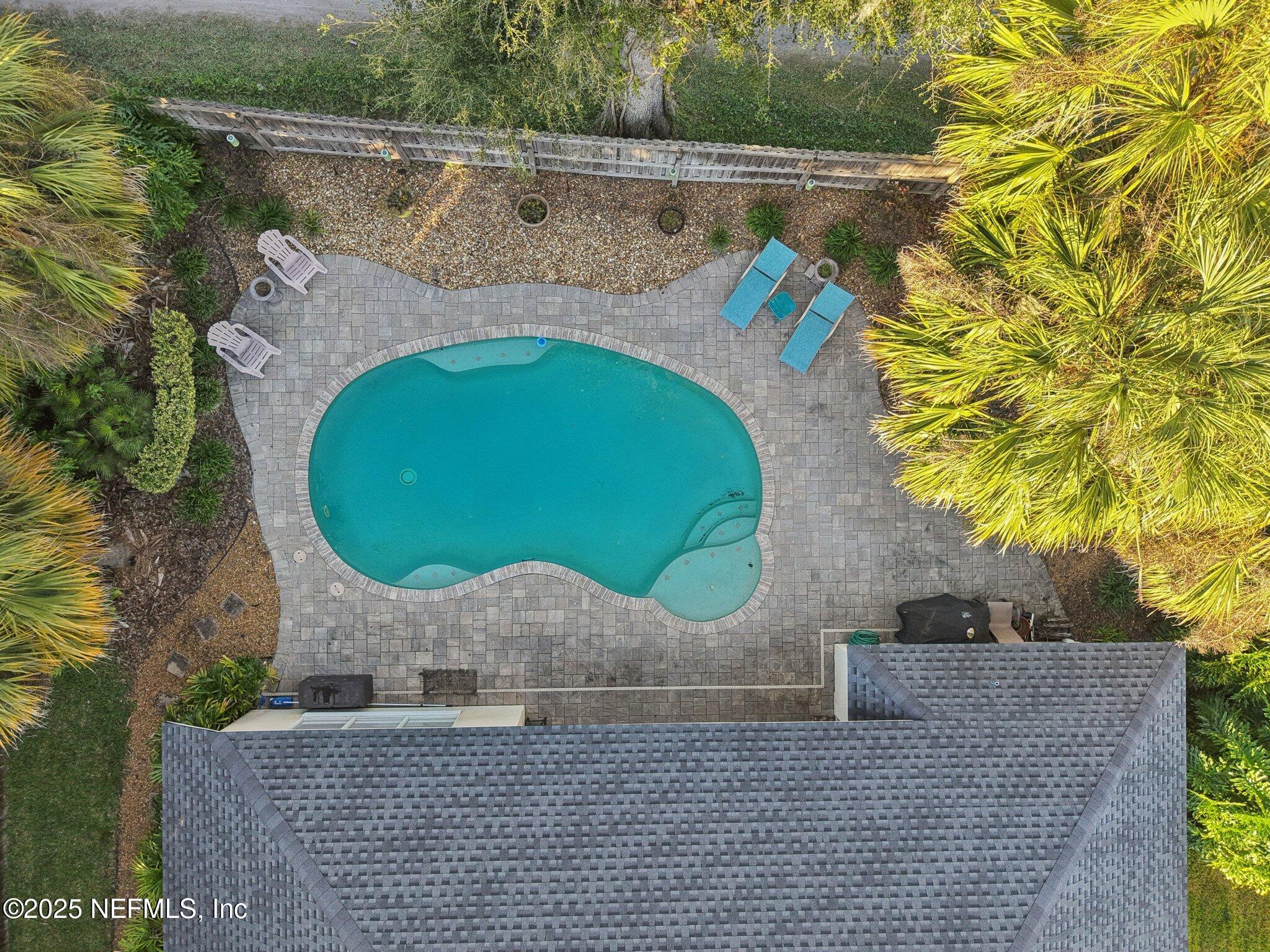 1862 Sentry Oak Court Fleming Island, FL 32003 - Photo 52 of 83 an aerial view of a house with a swimming pool