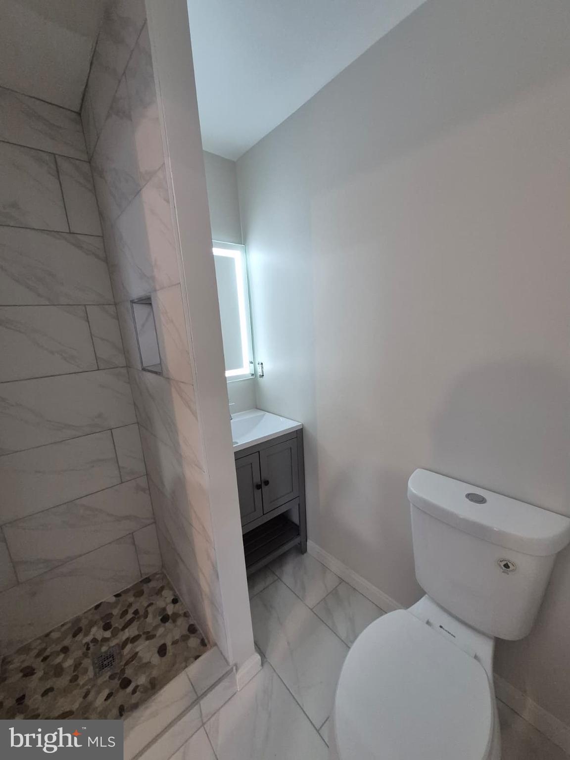 2015 East Fairmount Avenue Baltimore, MD 21231 - Photo 13 of 27 a bathroom with a toilet and a shower