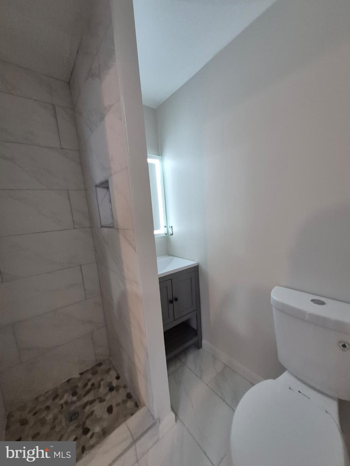 2015 East Fairmount Avenue Baltimore, MD 21231 - Photo 9 of 27 a bathroom with a toilet and a shower