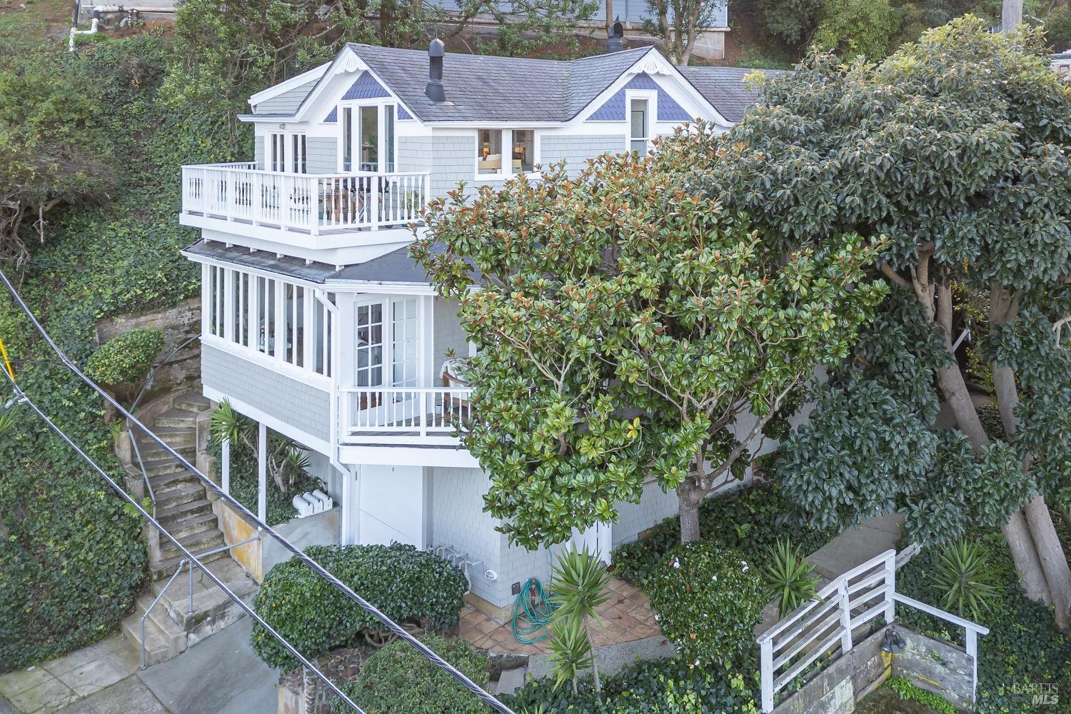 109 West Street Sausalito, CA 94965 - Photo 1 of 1 Elegant 3 story renovated Victorian one block to a private beach.