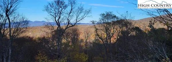 a view of a city with lush green forest