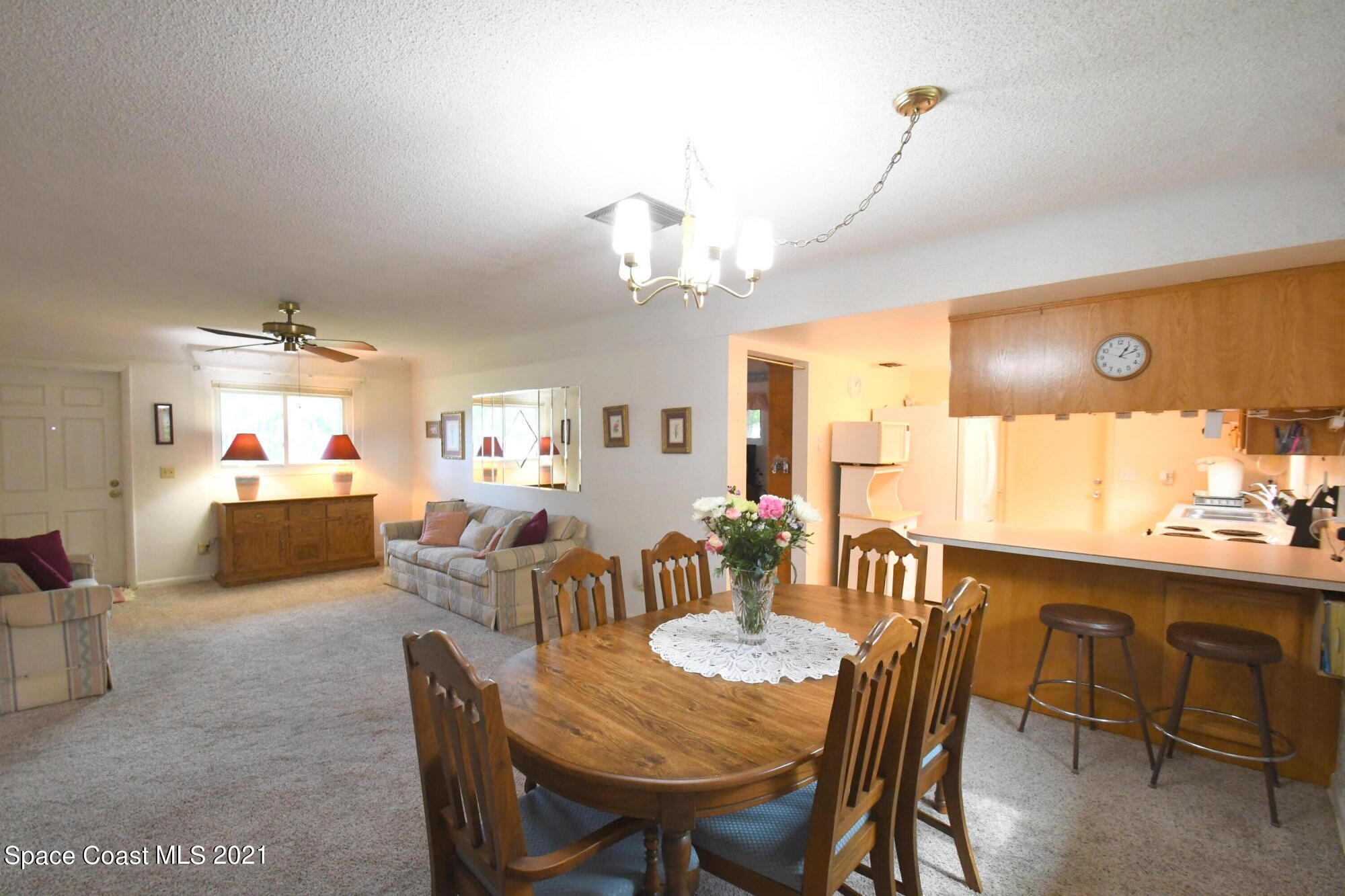 1871 Pinewood Road Melbourne, FL 32934 - Photo 16 of 22 a view of a dining room and livingroom view
