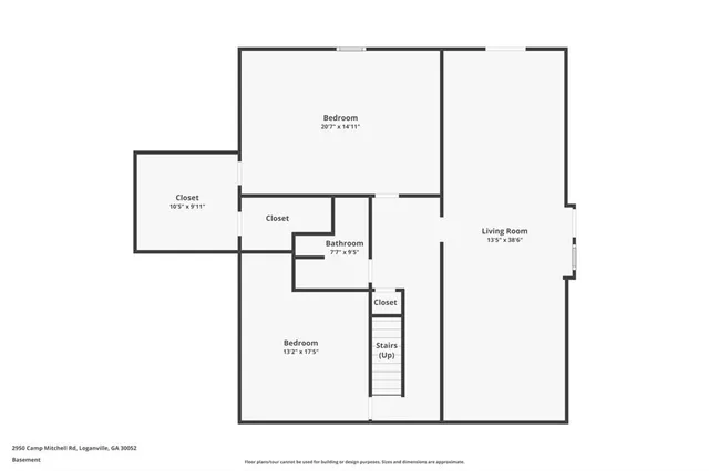 $547,000 | 2950 Camp Mitchell Road, Loganville, GA 30052
