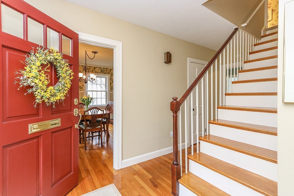 28 Clearwater Road Newton, MA 02462 - Photo 4 of 20 a view of entryway and hall with wooden floor