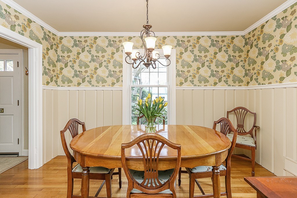 28 Clearwater Road Newton, MA 02462 - Photo 8 of 20 a view of a dining room with furniture window and wooden floor