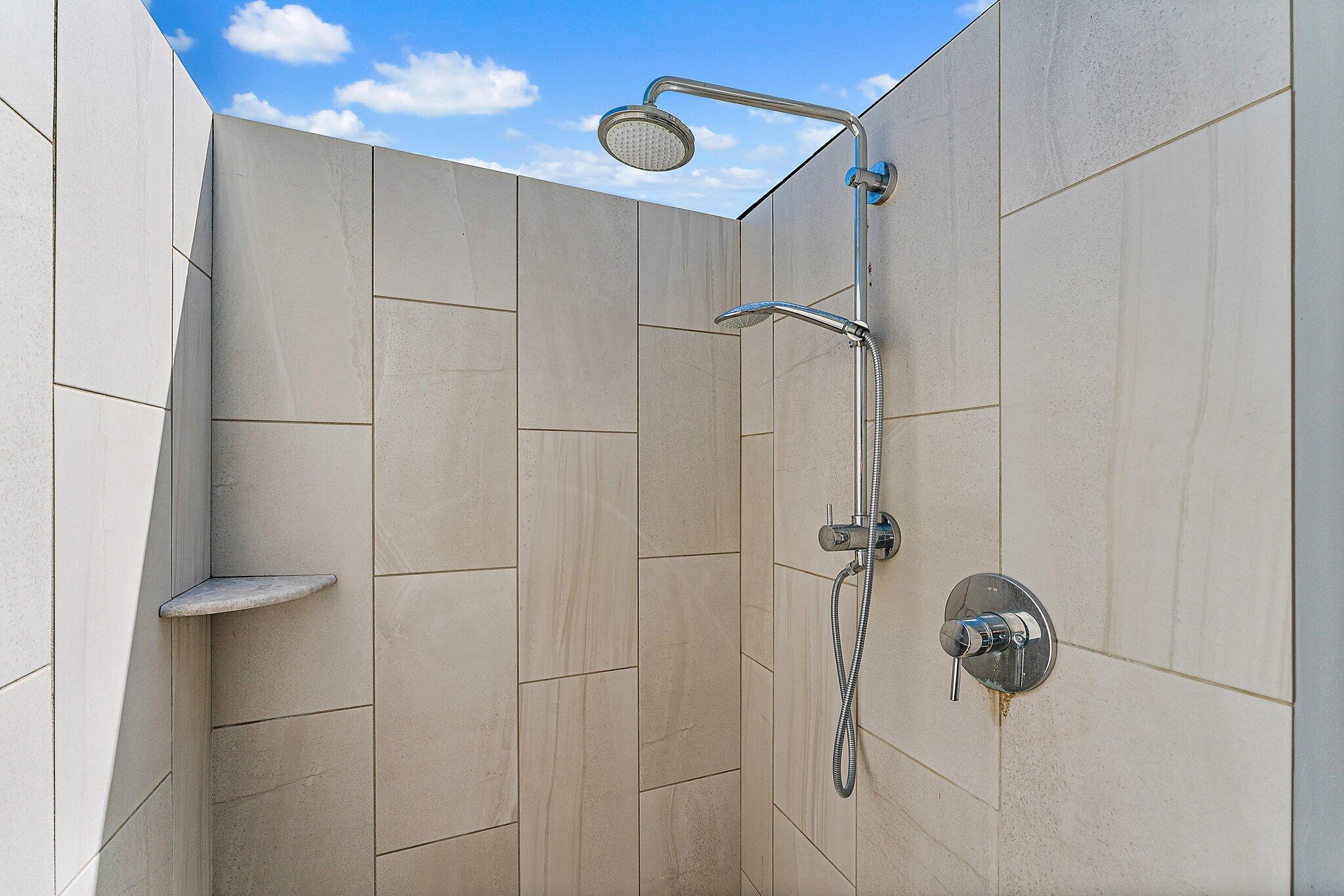240 Celestial Way, Unit 1 Juno Beach, FL 33408 - Photo 37 of 49 Outdoor Shower