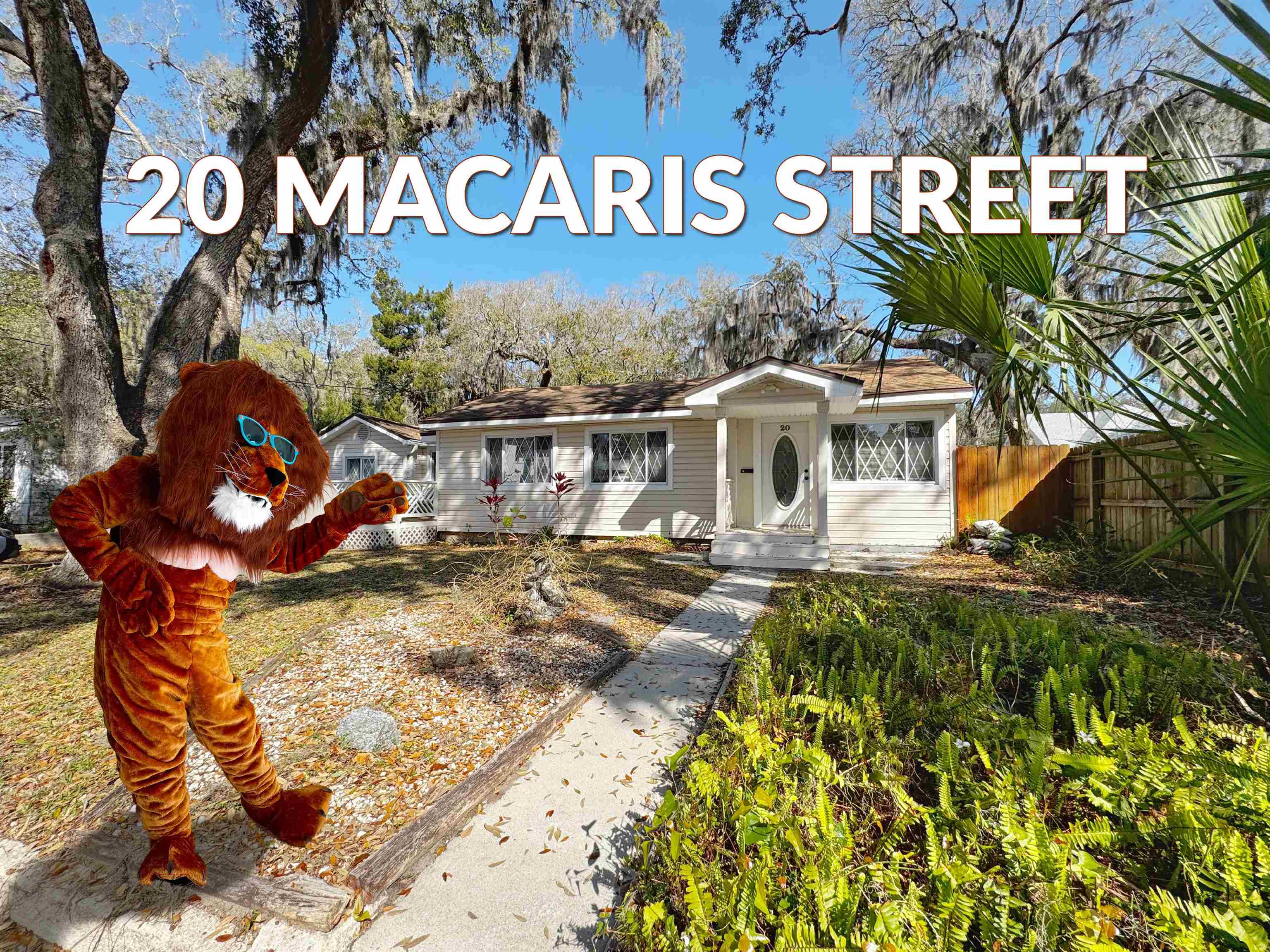 a view of outdoor space with sign board