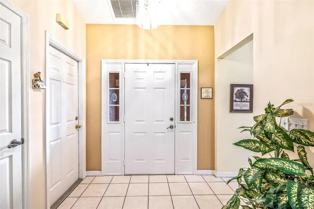 a view of front door