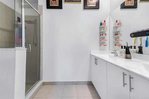 a view of a hallway with an empty room
