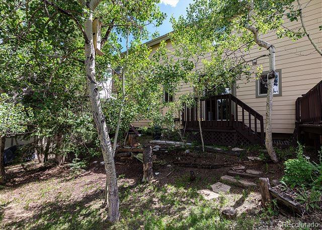 6916 Ryan Gulch Road, Unit 6916 Silverthorne, CO 80498 - Photo 27 of 33 a view of a house with a yard