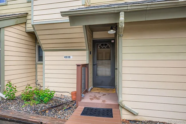 a view of a entryway door of the house